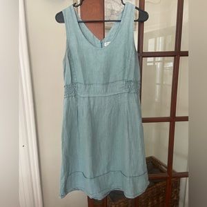 Lavinia Temple Blue Sleeveless Dress Size Large